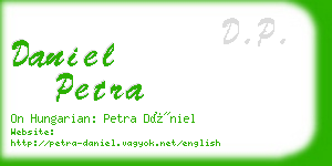 daniel petra business card